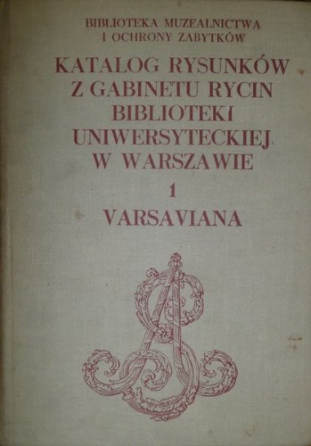 Katalog rysunków z Gabinetu Rycin BUW 1